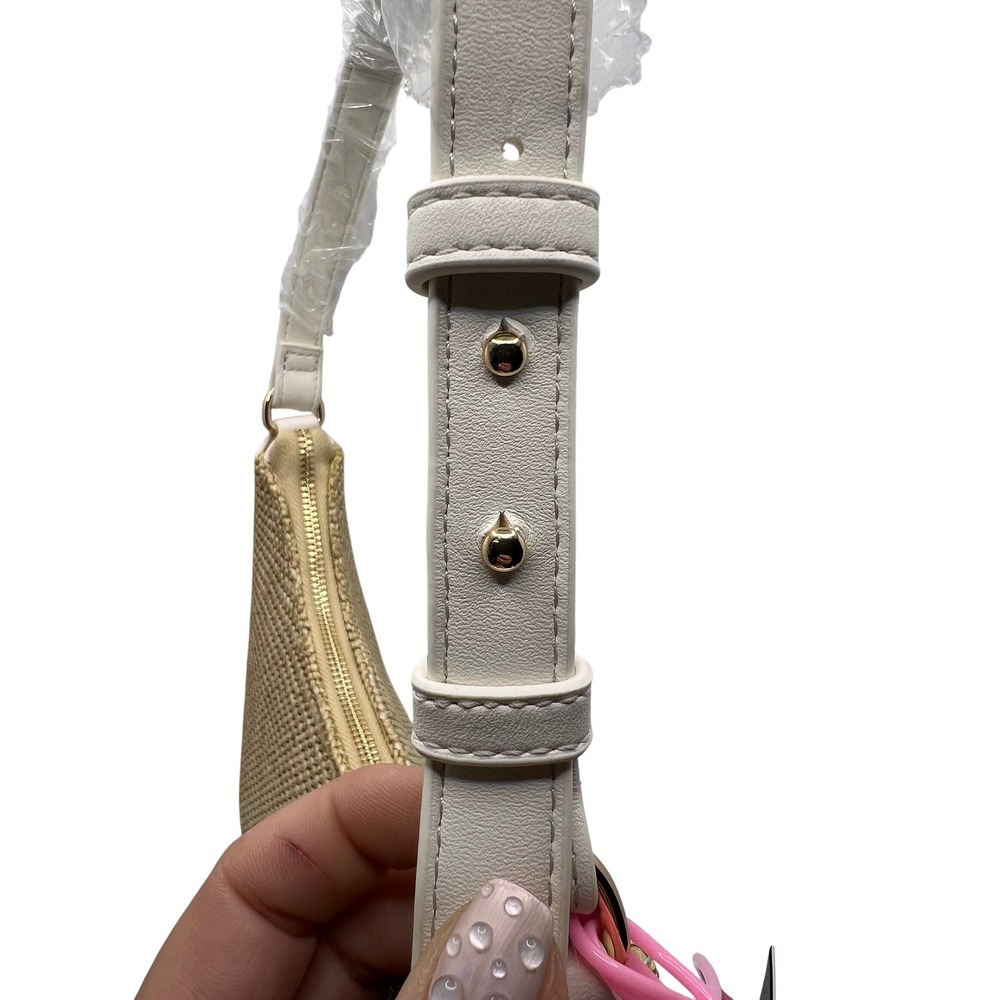 Like Dreams‎ Woven Hobo Baguette Bag Designer Style Purse Shoulder Bag NWT - Picture 6 of 9